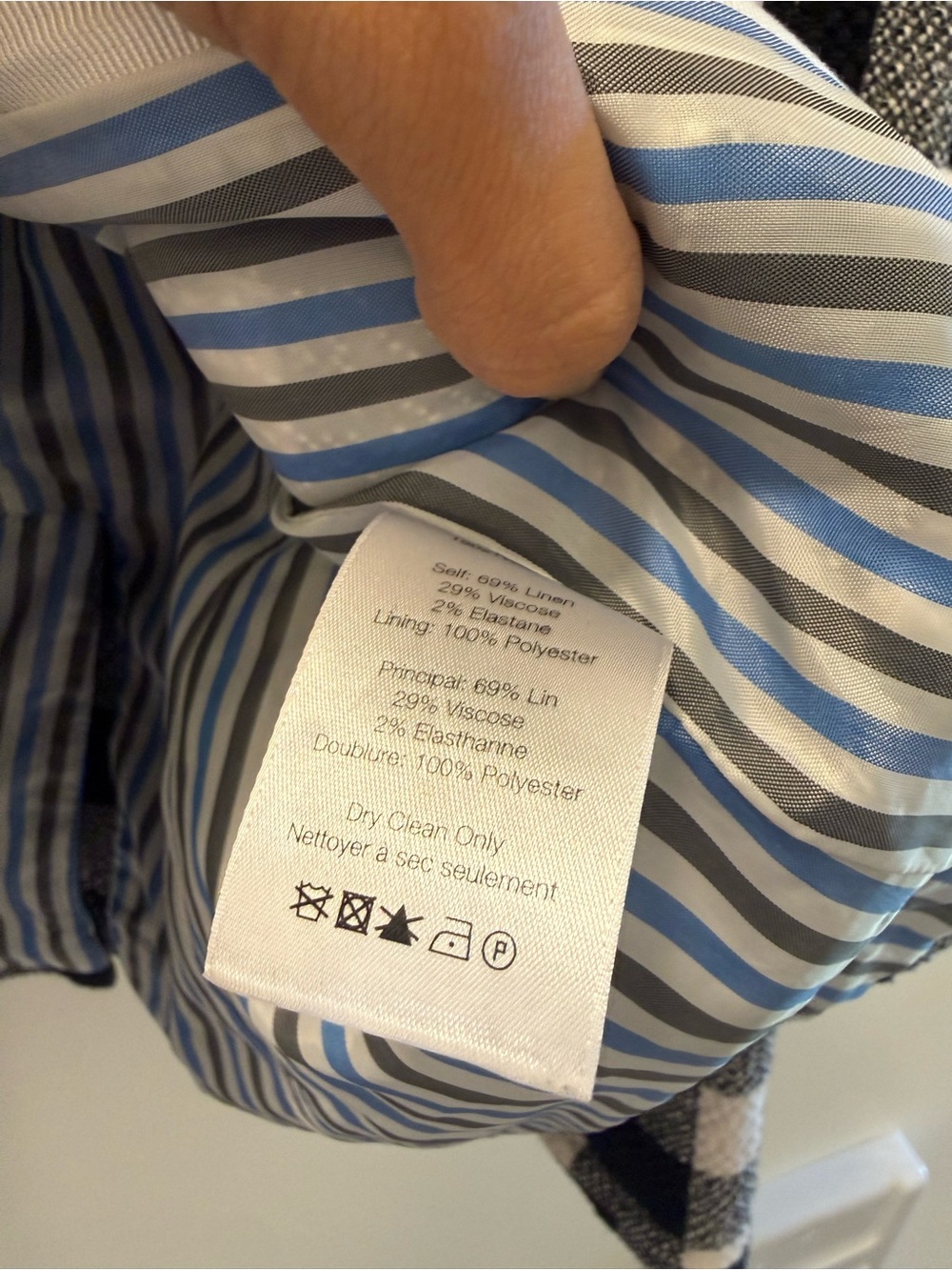Veronica Beard Gingham Blazer - Picture 4 of 5
